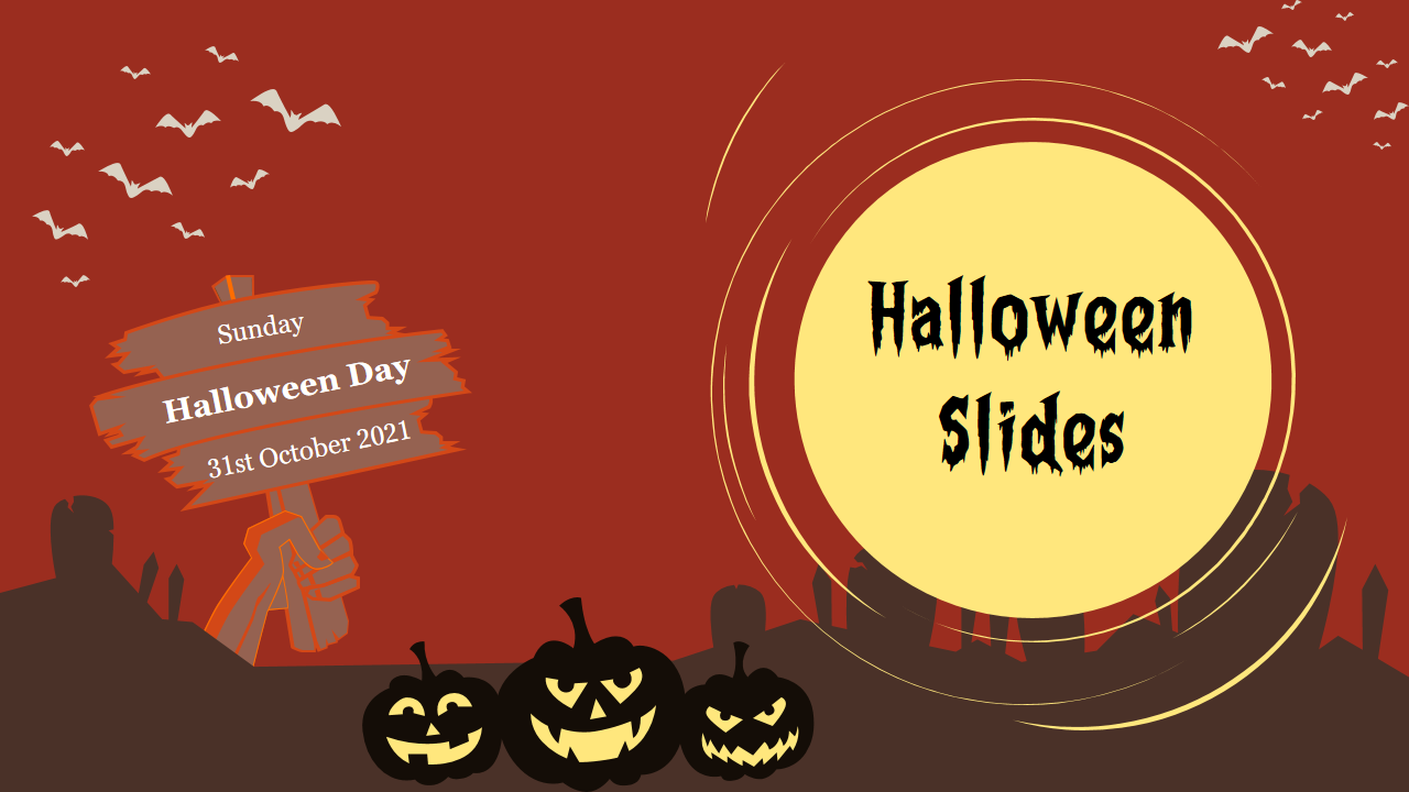Free -  Attractive Free Halloween Slides PowerPoint Template